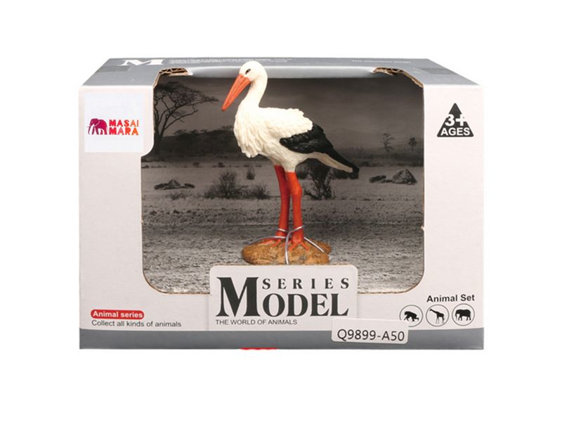 Фигурка игрушка MASAI MARA MM211152 серии Мир диких животных птица Аист