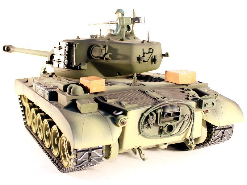 Радиоуправляемый танк Taigen 116 M26 Pershing Snow leopard США PRO 24G RTR