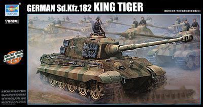 Сборная модель Танк Королевский Тигр с 2 башнями Порше и Хеншель 116