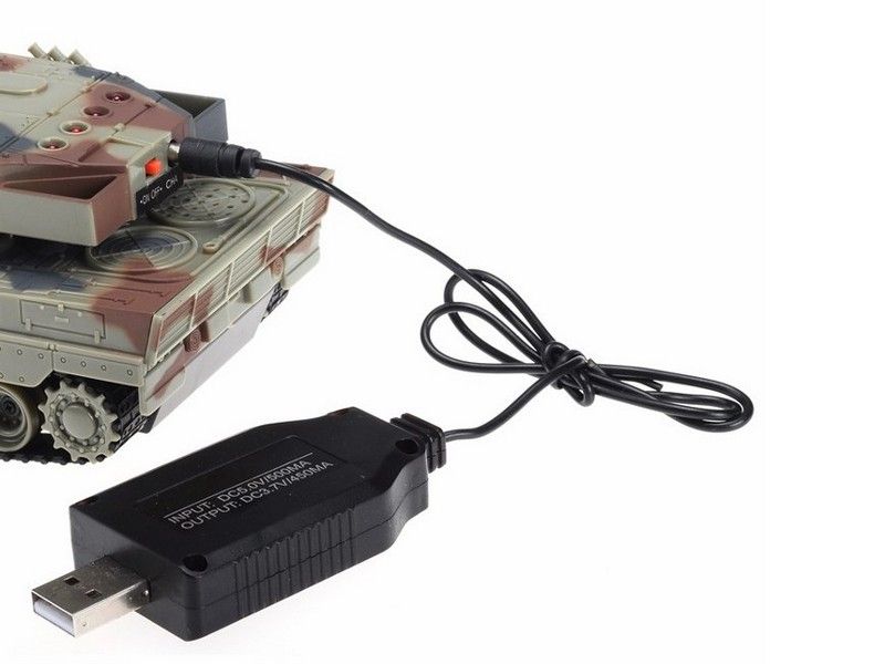 Радиоуправляемый танк Huan Qi 136 Leopard 2A5, упревление через Bluetooth, для танкового боя