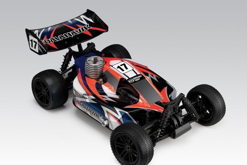 Радиоуправляемый багги ДВС TTR TOMAHAWK BX 4WD 24GHz 110 RTR красный