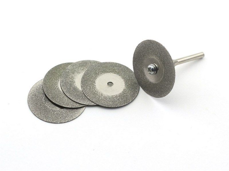 Диск отрезной, алмазный, d 30 мм, 5 штуп, блистер