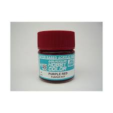 Краска акрил для пластика тм MRHOBBY 10мл PURPLE RED, шт