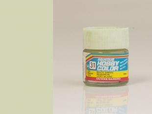 Краска акрил для пластика тм MRHOBBY  10мл  WHITE GREEN, шт