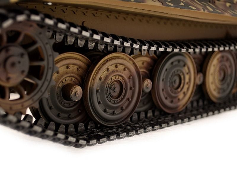 Радиоуправляемый танк Torro Sturmtiger Panzer 116 24G, зеленый, ИКпушка, деревянная коробка