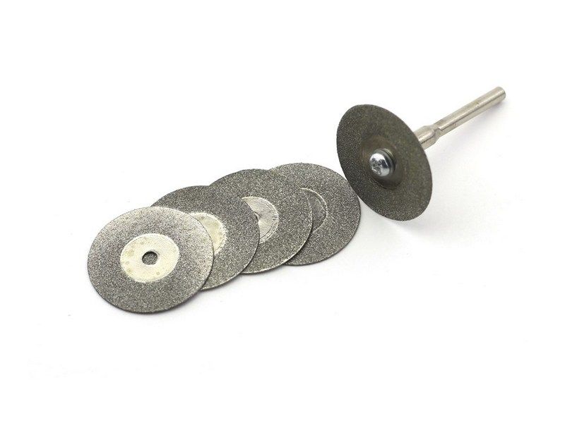 Диск отрезной, алмазный, d 25 мм, 5 штуп, блистер