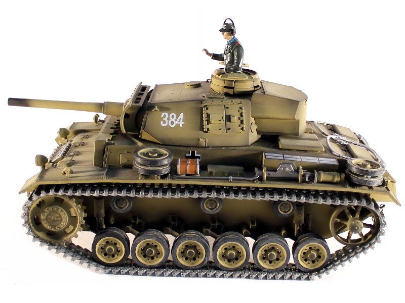 Радиоуправляемый танк Taigen 116 Panzerkampfwagen III Германия HC 24G RTR