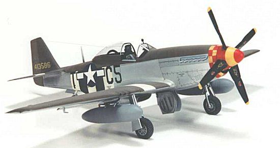 Сборная модель Самолёт P51D Mustang 8th AF 148, шт