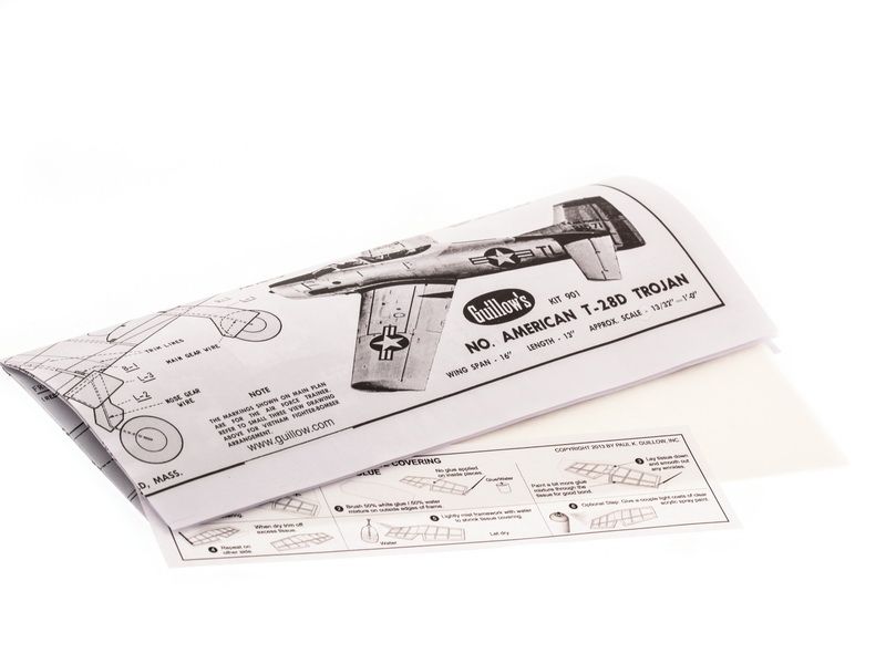 Сборная дермодельСамолет NA Trojan Guillows 130