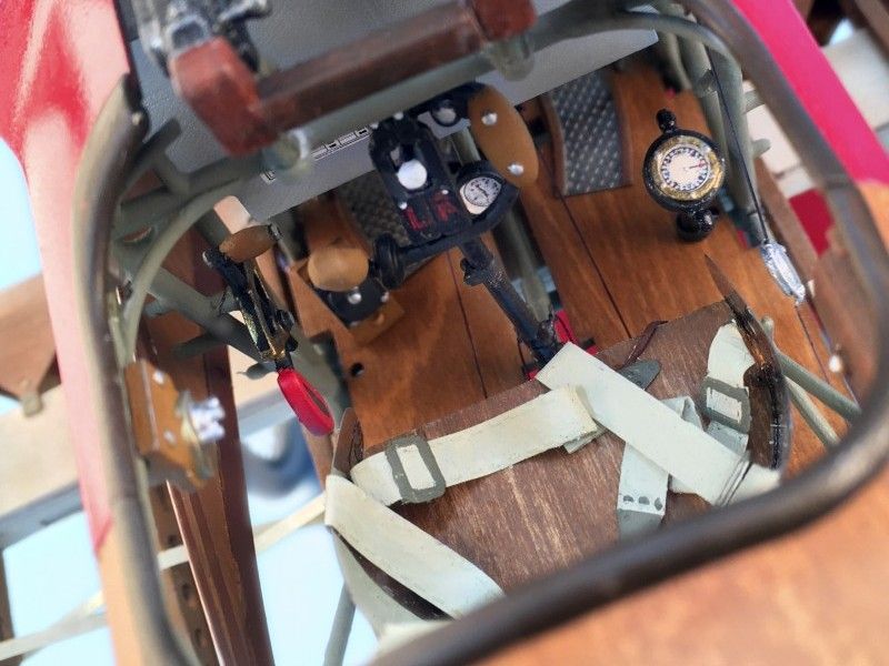 Сборная деревянная модель самолета Artesania Latina FOKKER DRI 1918 RED BARON, 116