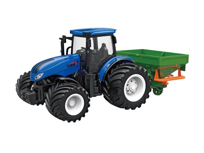 РУ фермерский трактор Korody с поливалкой, мет кузов, широкие колеса 124 24G 6CH RTR