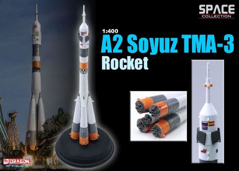 Сборная модель Космический аппарат  A2 SOYUZ TMA3 ROCKET  1400