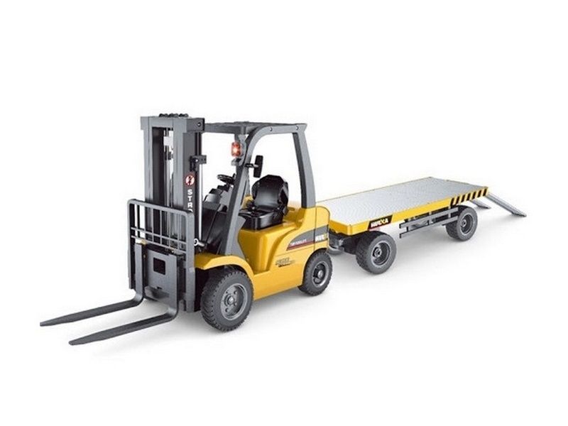 Радиоуправляемый погрузчик с прицепом HUI NA TOYS 24G 8CH 110 RTR