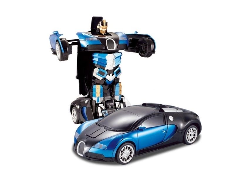 Радиоуправляемый трансформер MZ Bugatti Veyron 2801P, робот зверь 114