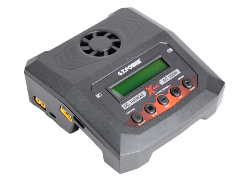 Универсальное зарядное устройство GTPower X2MINI Dual Power 1926220В, 10Aх2