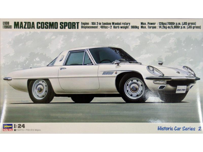 Сборная модель Hasegawa Автомобиль MAZDA COSMO SPORT L10B, 124