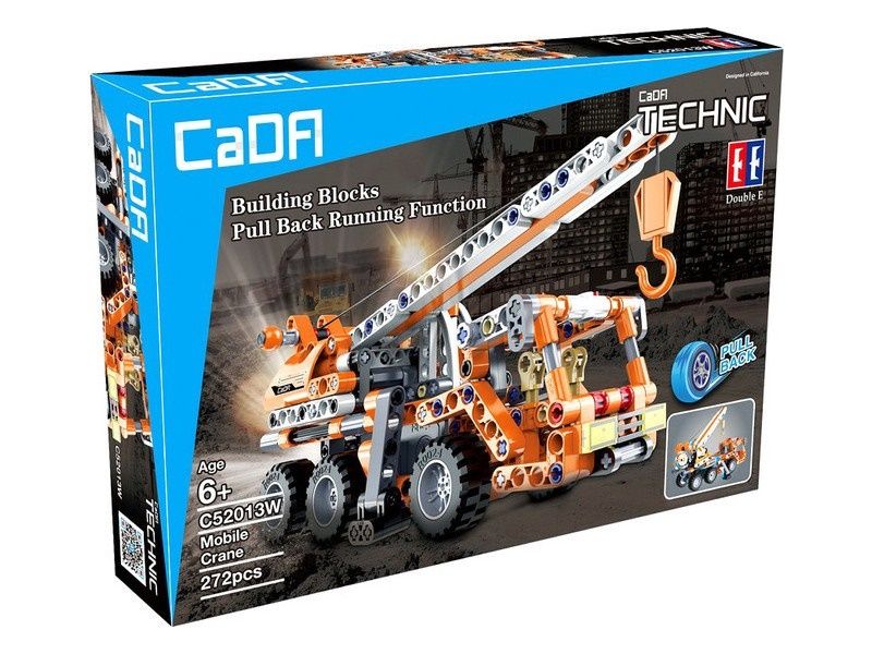 Конструктор CaDA Technic автокран совместим с C52014W, инерционный 272 детали