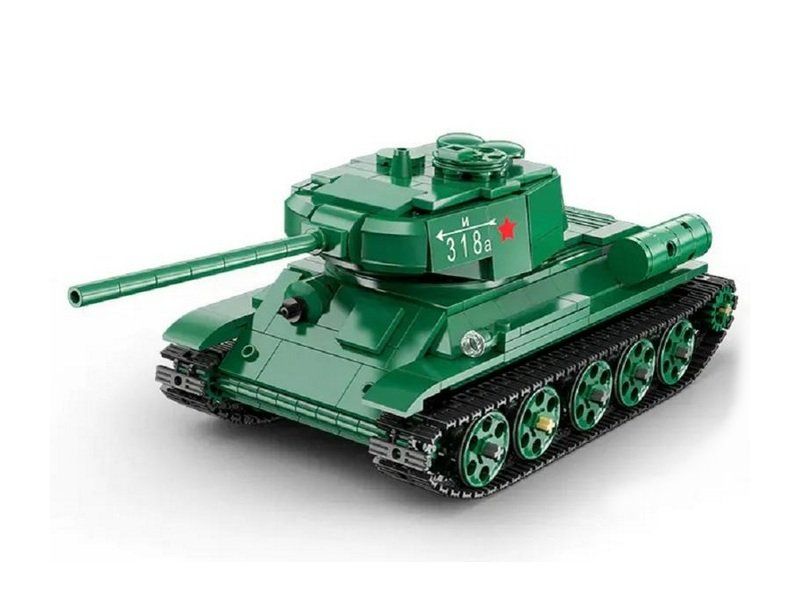 Радиоуправляемый конструктор CaDA MASTER Советский танк Т34 135 722 детали