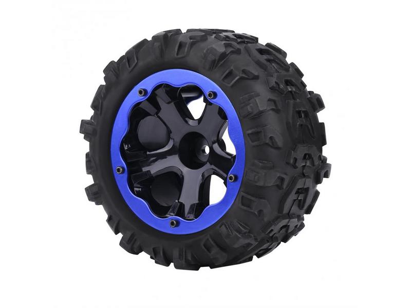 Колесо в сборе для Remo Hobby RH803536 левое синее, 1шт