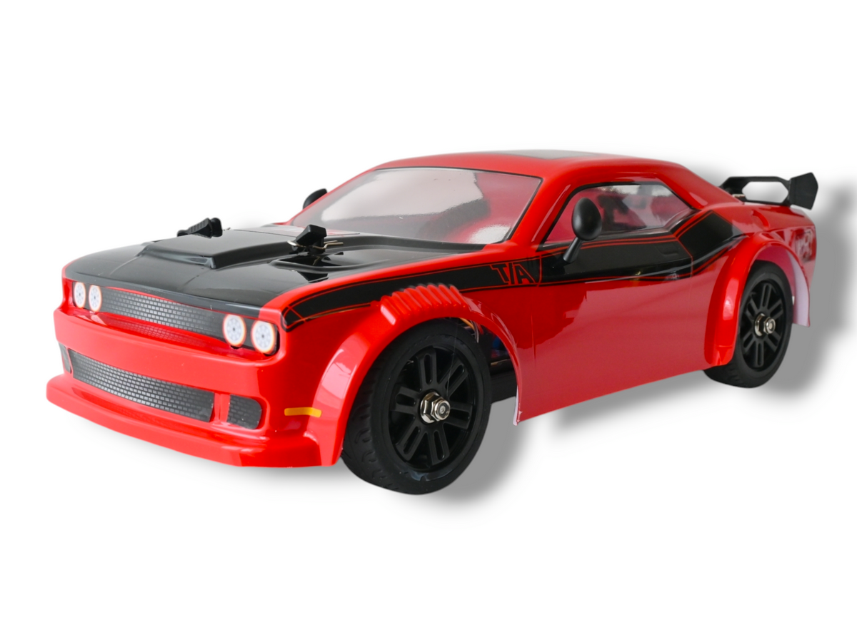 Радиоуправляемая машина для дрифта Remo Hobby RACING  DRIFT красночерная 4WD 24G LED 114 RTR