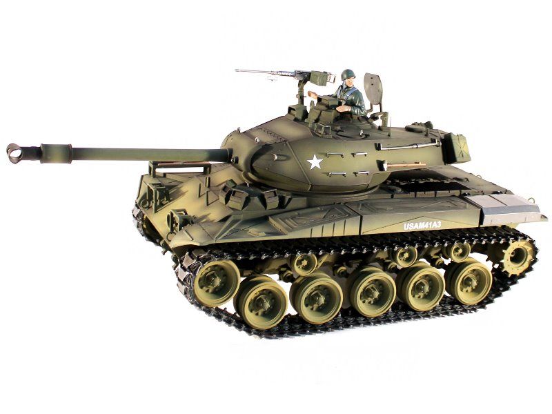 Радиоуправляемый танк Taigen 116 M41A3 Bulldog США PRO 24G