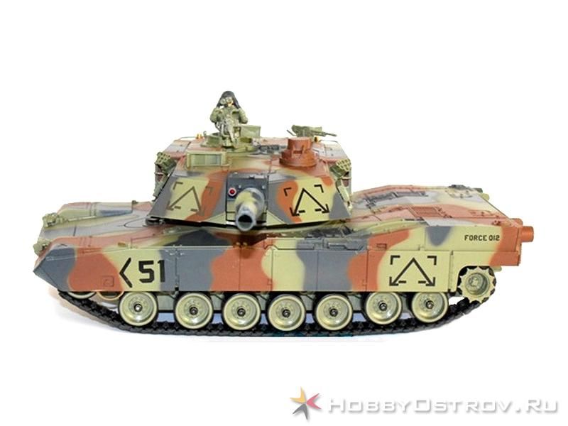 Радиоуправляемый танк Huan Qi 128 M1A2 Abrams, 2740МГц, стреляет шариками
