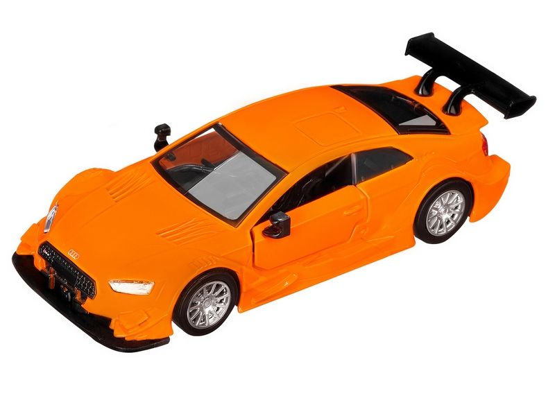 Машина АВТОПАНОРАМА Audi RS 5 DTM, оранжевый, 143, инерция, вк 17,512,56,5 см