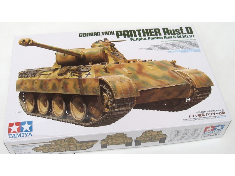 Склеиваемая модель Tamiya 135 Немецкий танк Panther Type D