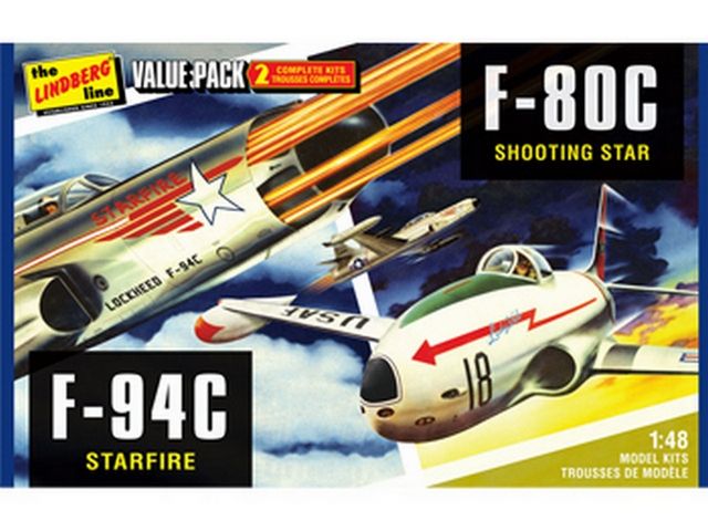 Склеиваемая модель Hawk Lindberg 148 2 pack US Korean War Fighte
