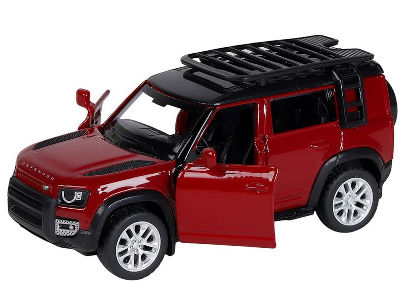 Машина АВТОПАНОРАМА 2020 Land Rover Defender 110, 143, красный, вк 17,512,56,5 см