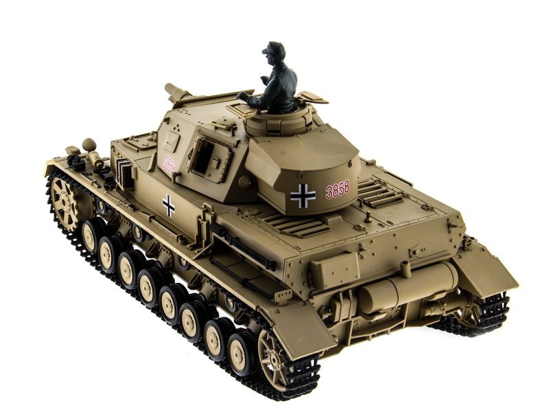 Радиоуправляемый танк Heng Long 116 Dak PZKpfw IV Ausf F1 Германия 24G RTR