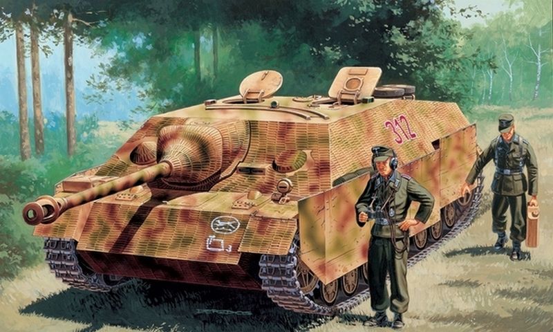 Сборная модель САУ  SdKfz162 Jagdpanzer IV AusfF L48 late 135
