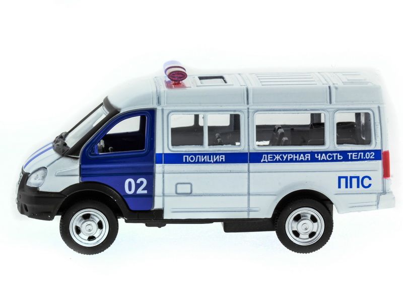 Машина АВТОПАНОРАМА инерц ГАЗельполиция 150, вк 14,585,5 см