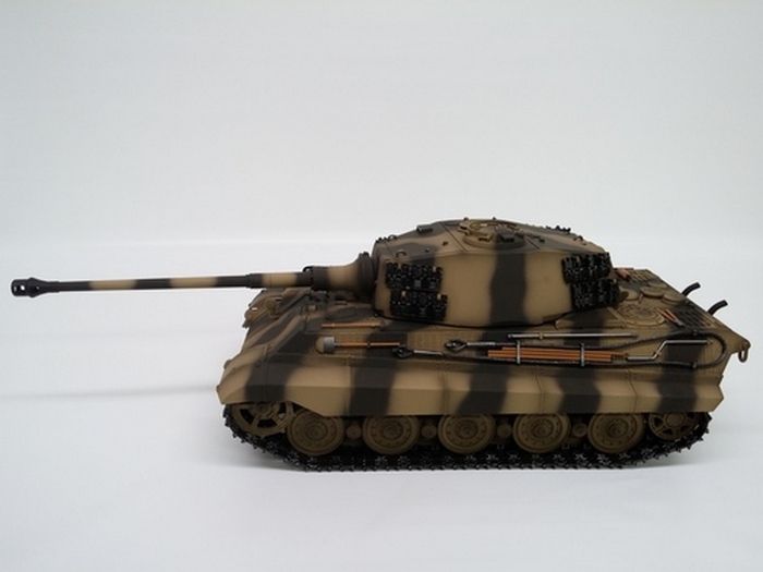 Радиоуправляемый танк Heng Long 116 KingTiger Германия 24G RTR оливковозелёный
