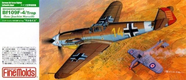 Сборная модель Самолет Messerschmitt Bf109 F4 Trop Marseille 172
