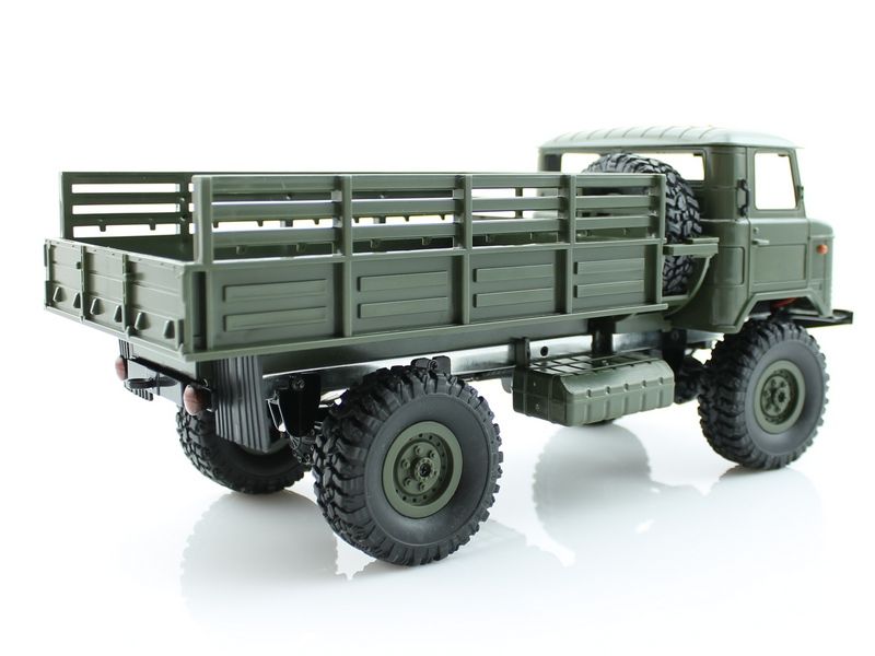 Радиоуправляемая автомодель WPL B24 грузовая зеленая 116акб 24G RTR