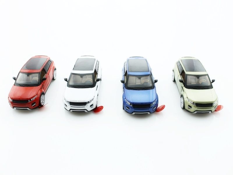 Машина 132 Range Rover Evoque свет, звук, инерция 13,5см 112шт бк
