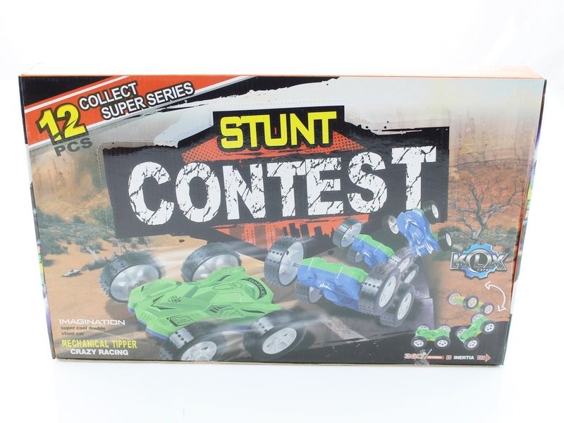 Машина инерционная KLX50012 Stunt Contest 4WD в асс, 12 шткор