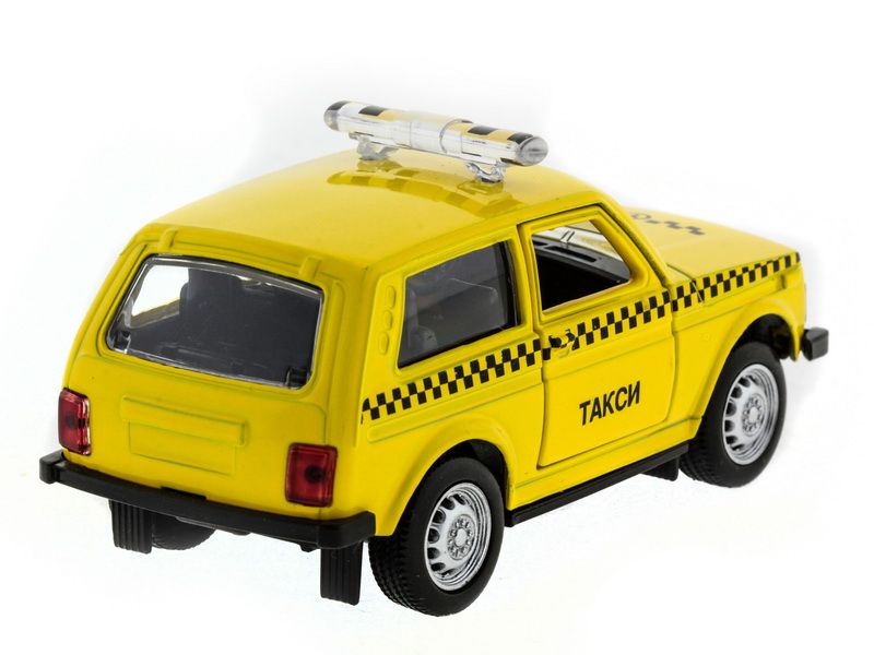 Машина АВТОПАНОРАМА инерц ВАЗ 2121 150, вк 1275,5 см, желтая
