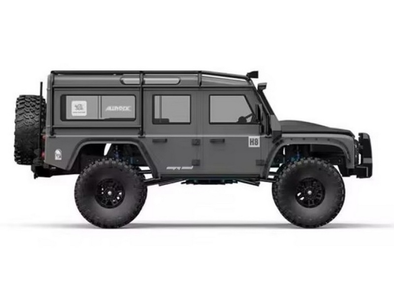 Кузов для автомодели MJX H8H в сборе, серый с комплектом подсветки