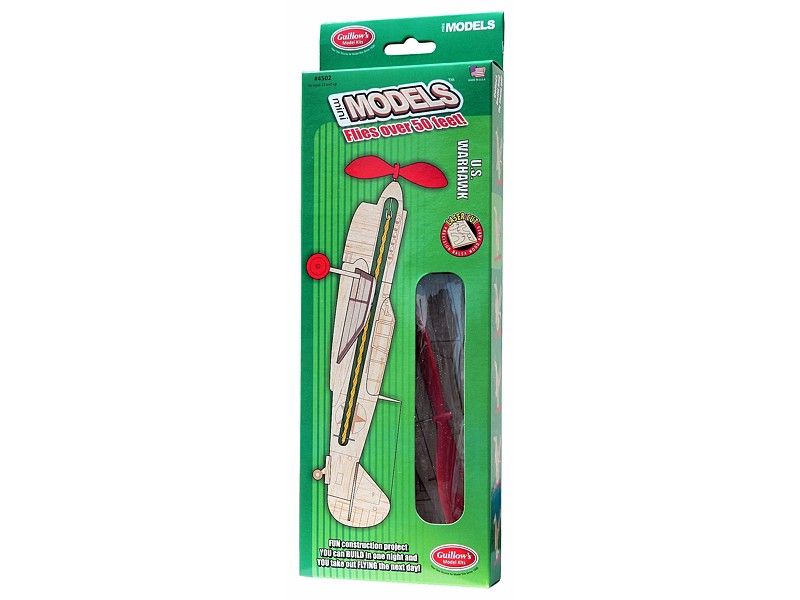 Сборная дермодельСамолет US Warhawk  Guillows 148