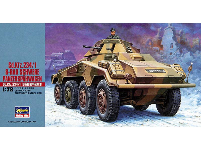 Сборная модель Hasegawa Бронетранспортер SdKfz 2341 8RAD, 172