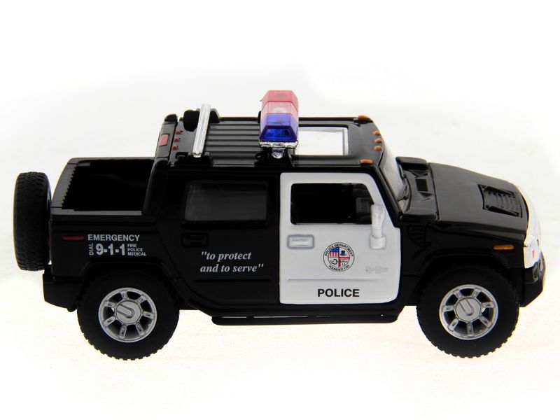 Машина Kinsmart 140 Hummer H2 Police инерция 112шт бк
