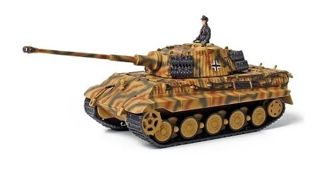 Сборная модель Танк Tiger I c 2мя фигурами 135