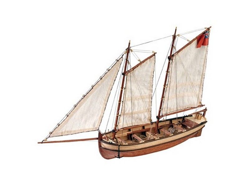 Сборная деревянная модель шлюпки корабля Artesania Latina ENDEAVOUR, 150