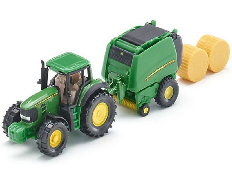 Трактор Siku с прессподборщиком 1665 187, зеленый