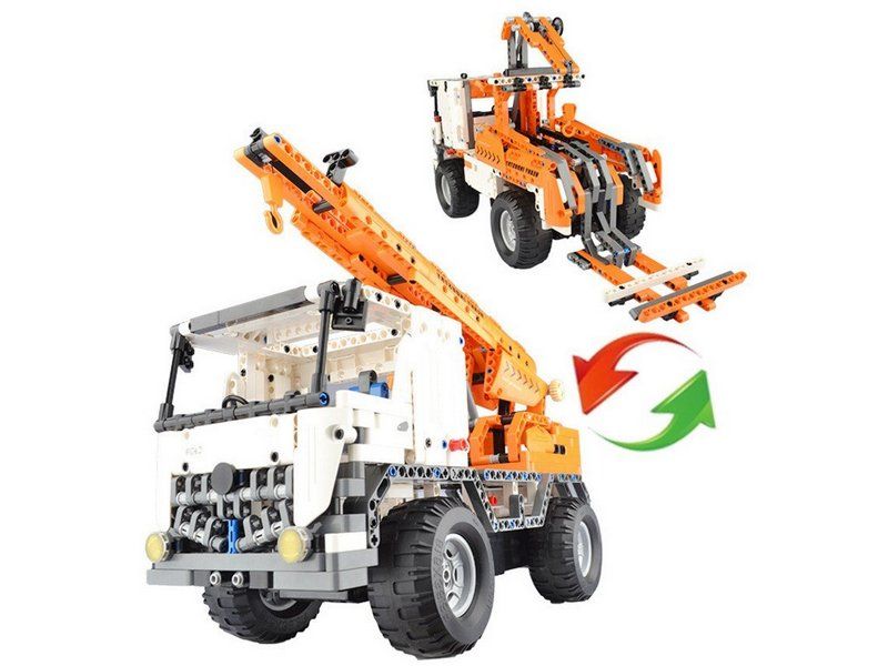 РУ конструктор CaDA Technic автокран 839 деталей