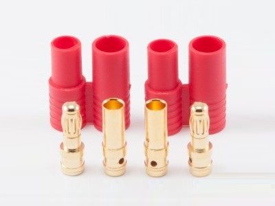 Разъем HXT 35мм позолоченный мамапапа в пластиковом корпусе 1пара