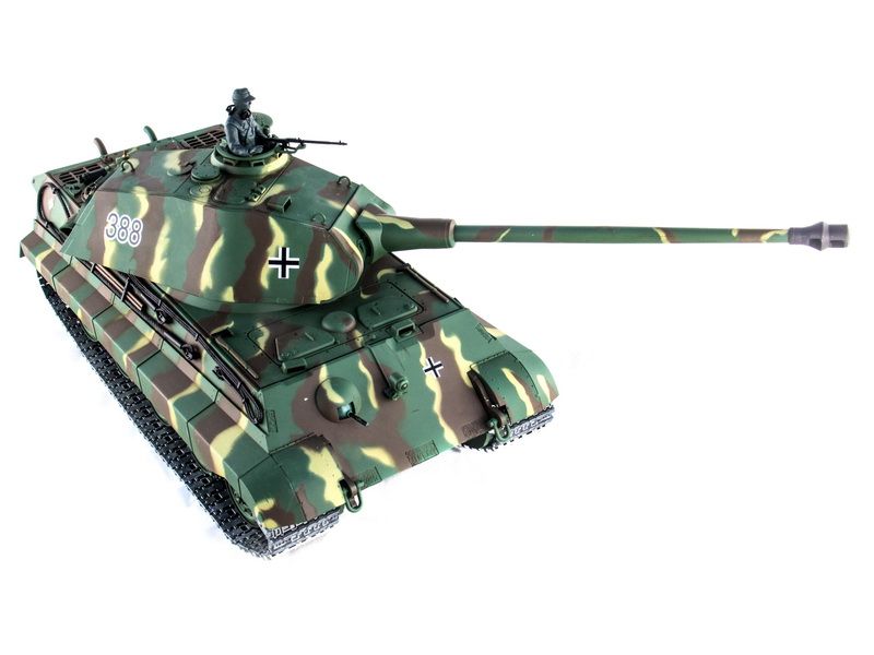 Радиоуправляемый танк Heng Long 116 KingTiger Германия 24G RTR PRO краснокоричневый