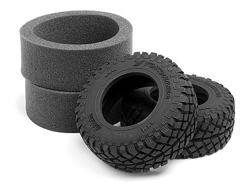 Шины со вставками шорткорс 18  YOKOHAMA GEOLANDAR D COMPOUND 2компл